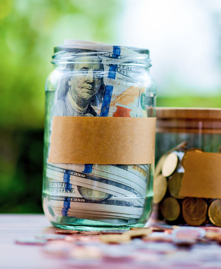 Money in Jars 1 Money in Jars 1